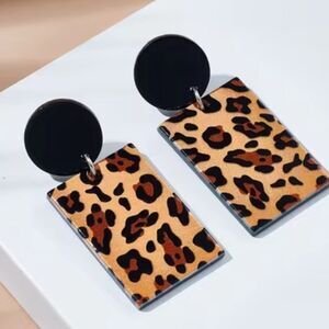 Ohrhanger animal print dangle earrings